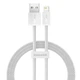 Кабель Baseus Dynamic Series Fast Charging USB to Lightning 2.4A 1м (CALD000402) White - изображение 1