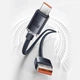 Кабель Baseus Crystal Shine Series Fast Charging Data Cable USB to Type-C 100W 20V 5A 2м (CAJY000501) Black - зображення 2