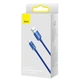 Кабель Baseus Crystal Shine Series Fast Charging Data Cable USB to Type-C 100W 20V 5A 1.2м (CAJY000403) Blue - зображення 13