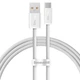 Кабель Baseus Dynamic Series Fast Charging Data Cable USB to Type-C 100W 20V 5A 1м (CALD000602) White - зображення 1