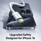 Кабель Baseus Dynamic 4 Series Fast Charging Data Cable Type-C to Type-C 100W 20V 5A 2м (P10381400211-01) White - зображення 7