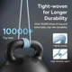 Кабель Baseus Dynamic Series Fast Charging Data Cable USB to Type-C 100W 20V 5A 1м (CALD000603) Blue - зображення 9