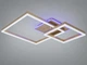Светодиодная потолочная люстра 84 Вт золото с пультом для гостиной 2549G LED 3color dimmer - изображение 1