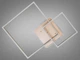 Светодиодная потолочная люстра 84 Вт золото с пультом для гостиной 2549G LED 3color dimmer - изображение 4