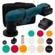 Акумуляторна ексцентрикова полірувальна машина PROFI-TEC PPM-8012SCP Set Professional (12 В, 3 диска: 30/50/75 мм, хід 3+12мм) 2×2.5 Аг, ЗП, сумка з аксесуарами - изображение 3