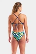 Купальник жіночий Arena TEXTURE SWIMSUIT TIE BACK 010730-750 34 Multi navy - зображення 3