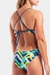 Купальник жіночий Arena TEXTURE SWIMSUIT TIE BACK 010730-750 34 Multi navy - зображення 4