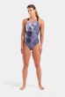 Купальник жіночий Arena DEPTH SWIMSUIT V BACK 010738-550 36 Чорний - зображення 2