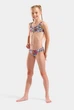 Купальник для дівчаток Arena WATER PRINT BIKINI BRALETTE 011031-150 12 152 см Білий - зображення 2