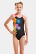Купальник для дівчаток Arena DOTS SWIMSUIT SWIM PRO BACK 010745-559 8 128 см Чорний - зображення 1