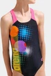 Купальник для дівчаток Arena DOTS SWIMSUIT SWIM PRO BACK 010745-559 8 128 см Чорний - зображення 5