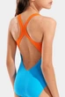 Купальник для дівчаток Arena GRAPHIC SWIMSUIT V BACK 010407-830 8 128 см Блакитний - зображення 4