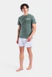 Чоловіча футболка Arena LOGO T-SHIRT 011000-600 L Хакі - изображение 5