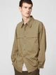 Рубашка мужская Uniqlo 303830264 XS Коричневая (1159856727) - изображение 1