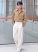 Рубашка мужская Uniqlo 303830264 XS Коричневая (1159856727) - изображение 4