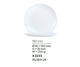 Десертна тарілка Luminarc Bloom White зі склокераміки 190 мм (X2233) - зображення 2