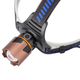 Ліхтар налобний акумуляторний з ZOOM USB + 3x18650 A50-TG ( см11770 ) - зображення 3