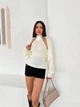 Жіночий топ з болеро з відкритою спинкою білий One Size (TP-8017) - изображение 2