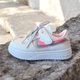 Кроссовки на липучке Tom.M девочка Бело-розовый 30 (19 см) (10990 white-pink) - изображение 6