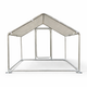 Пташиний вольєр курник для курей качок гусей індичок 140x120x120 см Helper HP - 1083 сітчастий захист від хижаків садовий домашній вольєр для птиці безпечний комфортний парник для птахів компактний стійкий - зображення 4