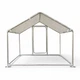 Пташиний вольєр курник для курей качок гусей індичок 140x120x120 см Helper HP - 1083 сітчастий захист від хижаків садовий домашній вольєр для птиці безпечний комфортний парник для птахів компактний стійкий - зображення 12