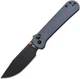 Ніж розкладний CJRB Pyrite J1960-BGY Nitro-V button lock Чорно-сірий G10 EDC (27980497) - зображення 1