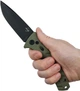 Ніж Boker Plus Large Strike Grivory Green 06EX901 D2 black stonewash push button автоматичний - зображення 5