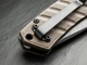 Ніж Boker Plus Strike Droppoint Coyote 01BO424 AUS-8 black stonewash push button алюміній (23731099) - зображення 6