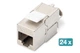 Патч-панель DIGITUS CАТ 6А STP, 19", 1U, 24 порти, модульна (650412) - изображение 7