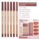 Набір олівців для губ Face Secret Artist Pencil, 6 нюдових відтінків. NUDE PINK - изображение 2