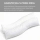 Наволочка для подушки S-Form IDEIA з блискавкою сатин преміум бавовна Біла 40х130 см (4820182652301) - зображення 3
