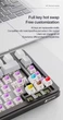 Беспроводная механическая клавиатура ATTACK SHARK M86 RGB Tri-mode (Black) - изображение 4