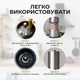 Мельница для соли и перца Электрическая автоматическая мельница для специй измельчитель с подсветкой, солонка перечница перцемолка на батарейках Kayfovo CX503 - изображение 5