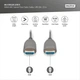 Кабель DIGITUS HDMI UHD 8K, AOC hybrid-fiber, type A M/M, 15м, чорний - зображення 5