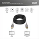 Кабель DIGITUS HDMI UHD 8K, AOC hybrid-fiber, type A M/M, 15м, чорний - зображення 6