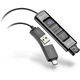 Перехідник Poly DA85-M USB > QD з вбудованим пультом керування для гарнітур EncorePro, USB-A, USB-C, Microsoft (644142) - изображение 2