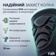 Наколінники спортивні із захистом EVA для волейболу, футболу та танців, пара, чорні, F&R, р. M - зображення 5