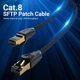 Патч-корд 5м, S/FTP cat 8 RJ-45 COPPER black VENTION (IKGBJ) - зображення 2