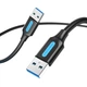 Дата кабель USB 3.0 AM/AM 3.0m black Vention (CONBI) - зображення 1