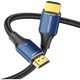 Кабель мультимедійний HDMI M to HDMI M 3.0m 8K60Hz cotton braided blue Vention (ALGLI) - зображення 4