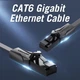 Патч-корд 0.5м, UTP cat 6 RJ-45 black VENTION (IBJBD) - зображення 2