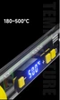 Паяльник Mechanic HK-990 антистатичний з жалом 90W 180-500°С LED-екран - зображення 3