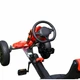 Карт педальний дитячий Bambi Kart Ju-1504-2-3 червоний, EVA колеса, ланцюговий привід, гальмо, регульоване сидіння - зображення 3