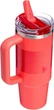 Термокухоль сталевий із подвійною вакуумною ізоляцією Stanley Quencher ProTour Flip Straw 0,89 л Hot Coral Fade - зображення 3
