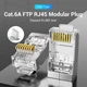 Конектор RJ45 FTP Cat.6 Modular 10 шт. VENTION (IDFR0-10) - зображення 5