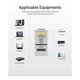 Конектор RJ45 UTP Cat.6 Modular 10 шт. VENTION (IDDR0-10) - зображення 6