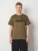 Футболка хлопковая длинная мужская Puma Essentials Foundation 68253381 S Loden Green (4069161735950) - изображение 1