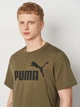 Футболка хлопковая длинная мужская Puma Essentials Foundation 68253381 2XL Loden Green (4069161736025) - изображение 4