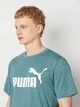 Футболка длинная мужская Puma Essentials Foundation 68255141 L Emerald Ice Heather (4069161731723) - изображение 4