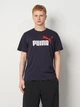 Футболка хлопковая длинная мужская Puma Essentials Graphics 68470819 3XL New Navy-Red (4069161742385) - изображение 1
